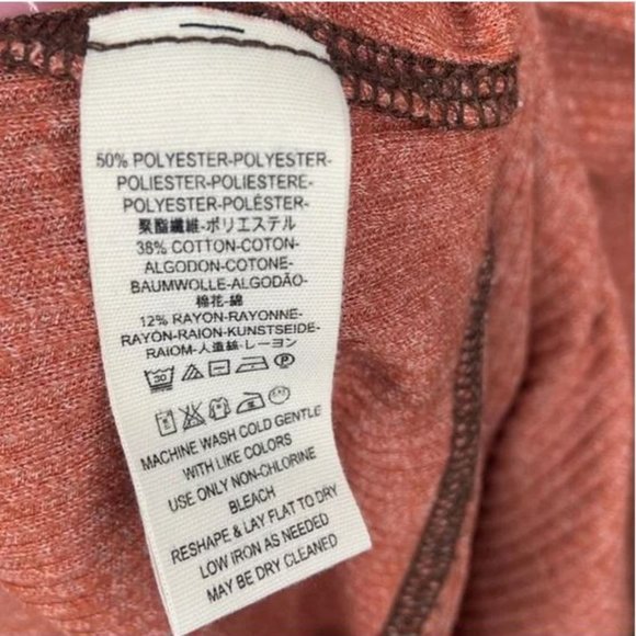 We The Free People Londontown Thermal Tunic Top in Rust, XS - Picture 12 of 12